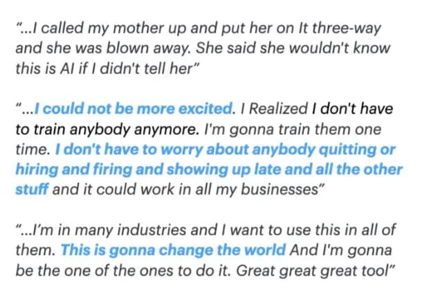 Partner testimonial screenshot 4 of 10